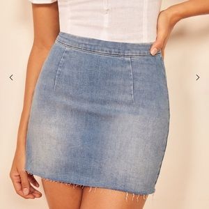 Reformation Jean skirt